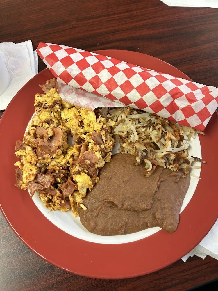 Hashbrown with Beans